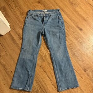Abercrombie & Fitch Women's Straight Leg Blue Jeans